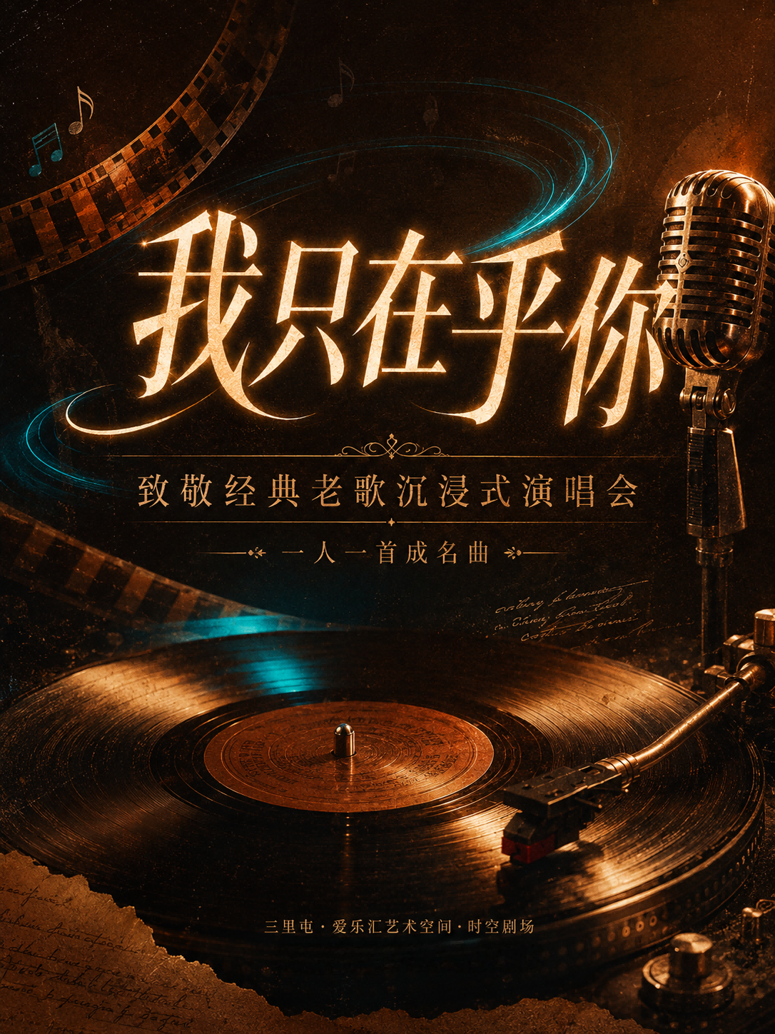 “我只在乎你”一人一首成名曲·致敬经典老歌沉浸式演唱会 海报
