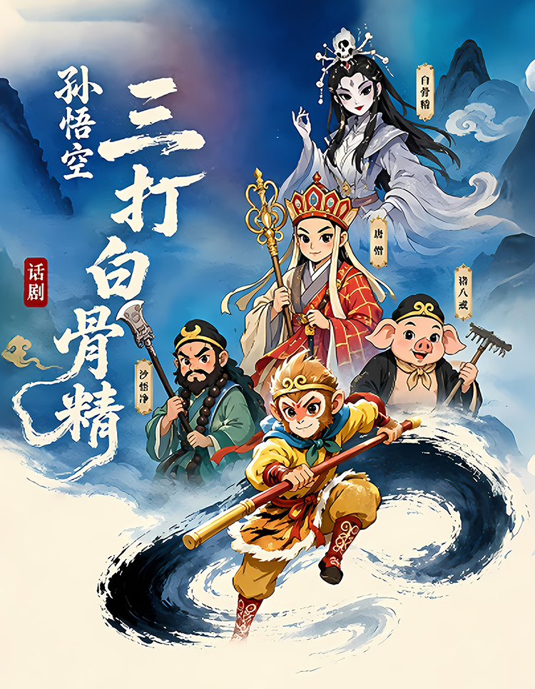 儿童剧《孙悟空三打白骨精》 海报