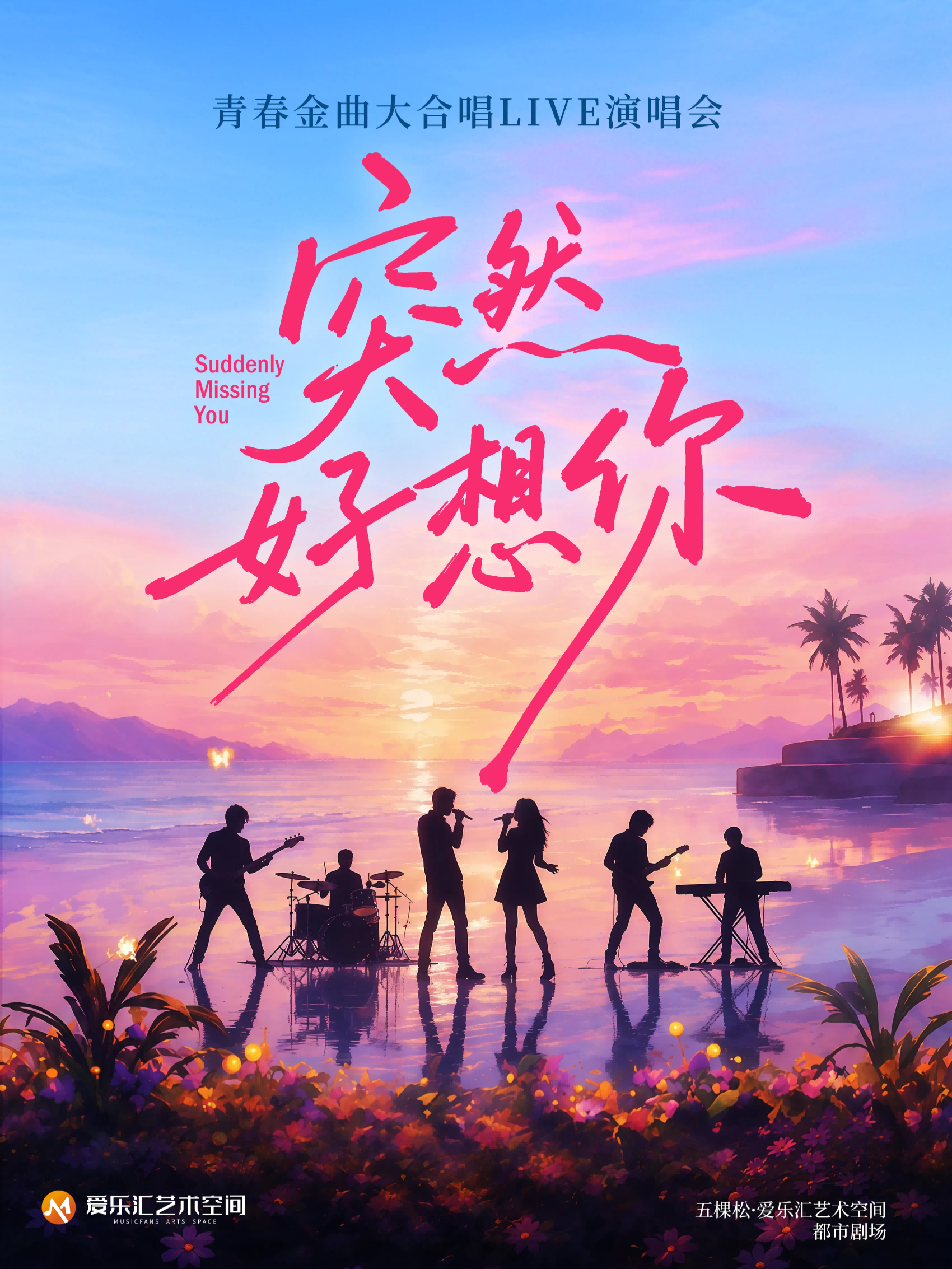 「突然好想你」青春金曲大合唱Live演唱会 海报