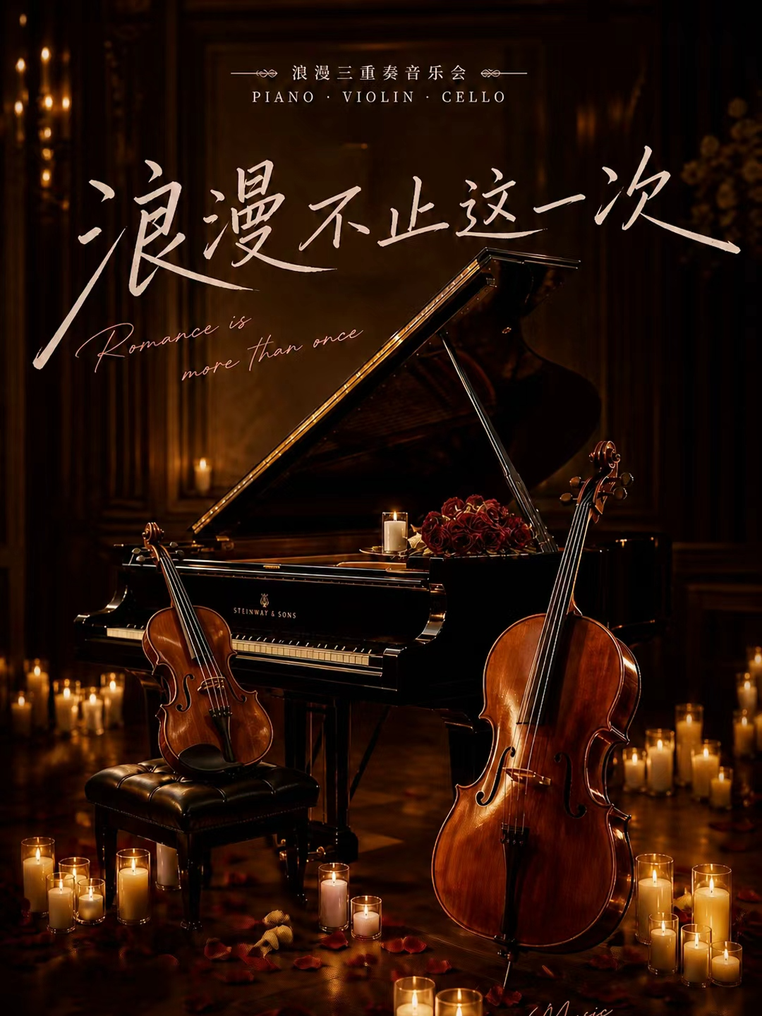 浪漫不止这一次·“爱乐之城”世界影视作品曲目烛光音乐会 海报