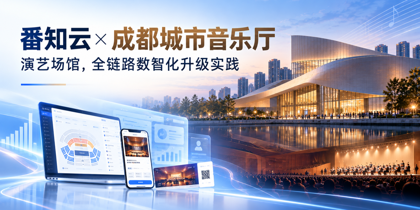 番知云×成都城市音乐厅演艺场馆，全链路数智化升级实践