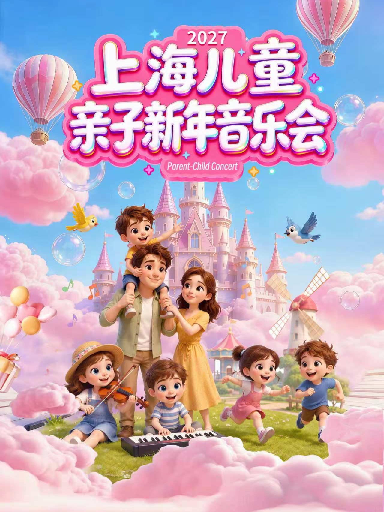 【上海】2027上海儿童亲子新年音乐会 海报
